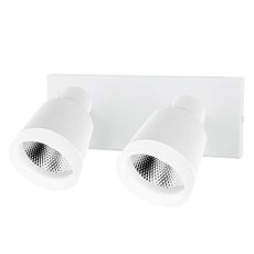 Спот с металлическими плафонами белого цвета Elvan NLS-1202/2x5W-NH-WH