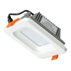 Точечный светильник с арматурой белого цвета, плафонами белого цвета Elvan VLS-5048SQ-8W-WW-Wh