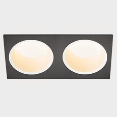 Точечный светильник для подвесные потолков ITALLINE IT08-8013 white 3000K 2+IT08-8015 black