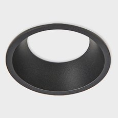 Точечный светильник с арматурой чёрного цвета, пластиковыми плафонами ITALLINE IT08-8013 black 3000K