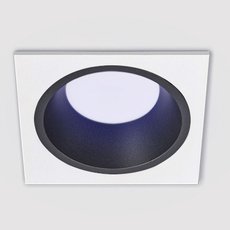 Точечный светильник с арматурой белого цвета, плафонами чёрного цвета ITALLINE IT08-8013 black 3000K+IT08-8014 white