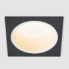 Точечный светильник с арматурой чёрного цвета, металлическими плафонами ITALLINE IT08-8013 white 3000K+IT08-8014 black