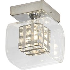 Точечный светильник с арматурой хрома цвета, плафонами прозрачного цвета Lussole GRLSC-8007-01