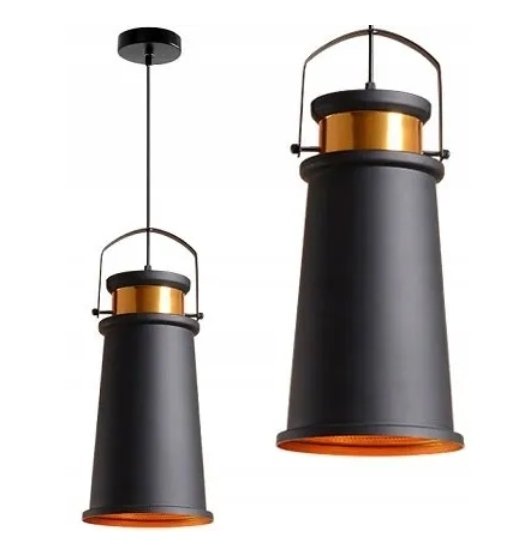 Lampa wiszaca metal loft asti a edison gold retro