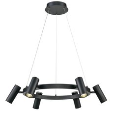 Светильник с металлическими плафонами чёрного цвета Vele Luce VL10012P06