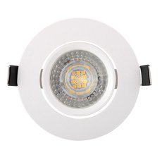 Точечный светильник с арматурой белого цвета, металлическими плафонами DENKIRS DK3020-WH