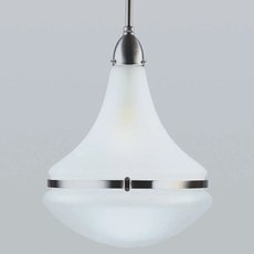 Светильник с арматурой никеля цвета, плафонами белого цвета Berliner Messinglampen PS54-148gs+149gsN
