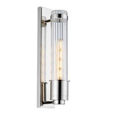 Светильник для ванной комнаты с плафонами прозрачного цвета Quintiesse QN-WELLINGTON1-PC