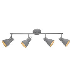 Спот с арматурой серого цвета, металлическими плафонами Arte Lamp A1677PL-4GY