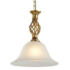 Светильник с стеклянными плафонами белого цвета Arte Lamp A8391SP-1PB