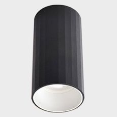 Точечный светильник с арматурой чёрного цвета, металлическими плафонами ITALLINE IT08-8012 black+white