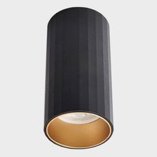 Точечный светильник с плафонами чёрного цвета ITALLINE IT08-8012 black+gold