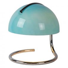 Настольная лампа с стеклянными плафонами синего цвета Lucide 46516/01/35