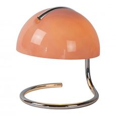 Настольная лампа с арматурой хрома цвета, стеклянными плафонами Lucide 46516/01/66