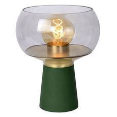 Настольная лампа с стеклянными плафонами прозрачного цвета Lucide 05540/01/33