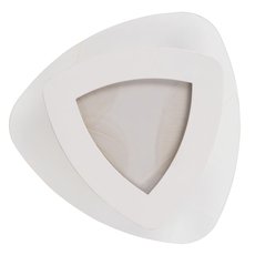 Бра с арматурой белого цвета, пластиковыми плафонами Arte Lamp A1393AP-1WH