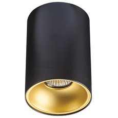 Точечный светильник с арматурой чёрного цвета, металлическими плафонами MEGALIGHT 3160 BLACK/GOLD
