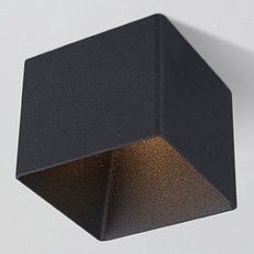 Точечный светильник с металлическими плафонами чёрного цвета ITALLINE DL 3024 black