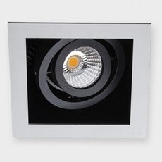 Точечный светильник для гипсокарт. потолков ITALLINE DL 3014 white/black