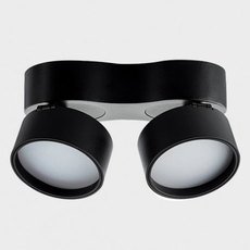 Точечный светильник с арматурой чёрного цвета, металлическими плафонами MEGALIGHT M03-178 black