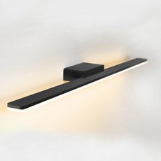 Светильник для ванной комнаты с арматурой чёрного цвета, металлическими плафонами ITALLINE IT01-1088/45 black