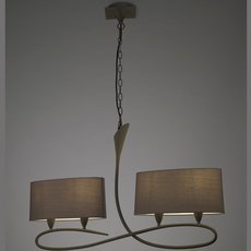 Светильник с плафонами коричневого цвета Mantra 3680