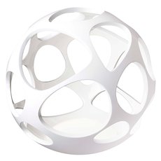 Настольная лампа с арматурой белого цвета, пластиковыми плафонами Mantra 5146