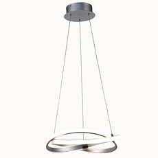 Светильник с арматурой серебряного цвета, плафонами белого цвета Mantra 5384