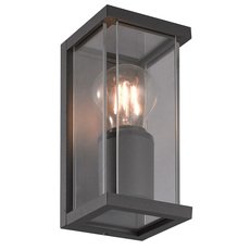 Светильник для уличного освещения с арматурой чёрного цвета, плафонами прозрачного цвета Mantra 6494