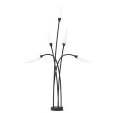 Светильник для уличного освещения с арматурой чёрного цвета, плафонами белого цвета Mantra 6547