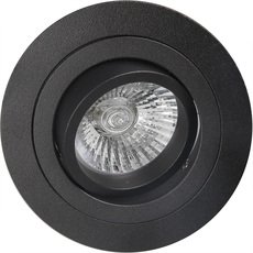 Точечный светильник с арматурой чёрного цвета, плафонами чёрного цвета Mantra C0007