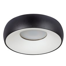 Точечный светильник с арматурой чёрного цвета, металлическими плафонами Arte Lamp A6665PL-1BK