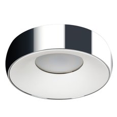 Точечный светильник с арматурой хрома цвета, плафонами белого цвета Arte Lamp A6665PL-1CC