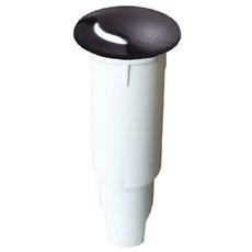 Светильник для уличного освещения с металлическими плафонами чёрного цвета Fumagalli 1L1.000.000.AXZ1L