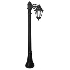 Светильник для уличного освещения с арматурой чёрного цвета, пластиковыми плафонами Fumagalli E22.158.S10.AXF1R
