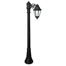 Светильник для уличного освещения с арматурой чёрного цвета, пластиковыми плафонами Fumagalli E22.158.S10.AYF1R