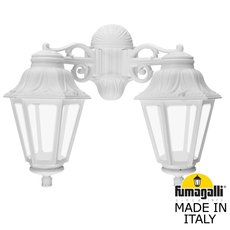 Светильник для уличного освещения с арматурой белого цвета, пластиковыми плафонами Fumagalli E22.141.000.WXF1RDN