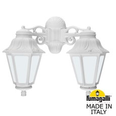 Светильник для уличного освещения с пластиковыми плафонами белого цвета Fumagalli E22.141.000.WYF1RDN