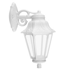 Светильник для уличного освещения с арматурой белого цвета, плафонами прозрачного цвета Fumagalli E22.131.000.WXF1RDN