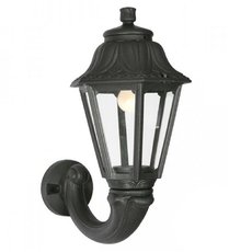 Светильник для уличного освещения с арматурой чёрного цвета, плафонами прозрачного цвета Fumagalli E22.132.000.AXF1R