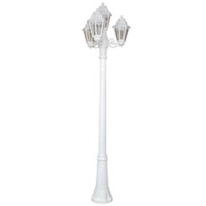 Светильник для уличного освещения с арматурой белого цвета, пластиковыми плафонами Fumagalli E22.156.S31.WXF1R