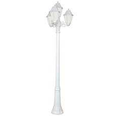 Светильник для уличного освещения с плафонами белого цвета Fumagalli E22.156.S31.WYF1R