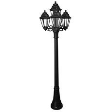 Светильник для уличного освещения с арматурой чёрного цвета Fumagalli E22.158.S31.AXF1R