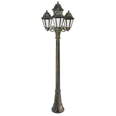 Светильник для уличного освещения с арматурой бронзы цвета, пластиковыми плафонами Fumagalli E22.158.S31.BXF1R