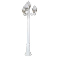 Светильник для уличного освещения с арматурой белого цвета, пластиковыми плафонами Fumagalli E22.158.S31.WXF1R