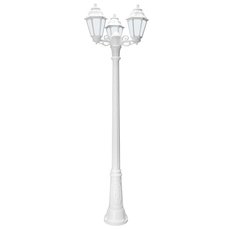 Светильник для уличного освещения с арматурой белого цвета, пластиковыми плафонами Fumagalli E22.156.S30.WYF1R