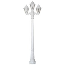 Светильник для уличного освещения с арматурой белого цвета, пластиковыми плафонами Fumagalli E22.158.S21.WXF1R