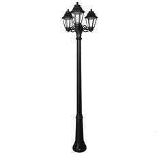 Светильник для уличного освещения с арматурой чёрного цвета Fumagalli E22.158.S30.AXF1R