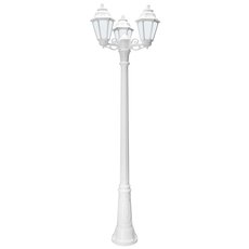 Светильник для уличного освещения с арматурой белого цвета, пластиковыми плафонами Fumagalli E22.158.S30.WYF1R