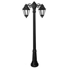Светильник для уличного освещения с арматурой чёрного цвета Fumagalli E22.156.S20.AXF1RDN